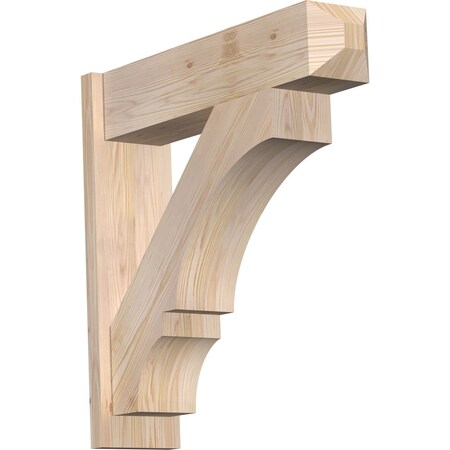 Ekena Millwork Balboa Smooth Craftsman Outlooker, Douglas Fir, 7 1/2"W x 30"D x 30"H OUT08X30X30BOA04SDF